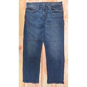 Lucky Brand 221 Straight Mens Jeans Size 34x32 Medium Wash Denim